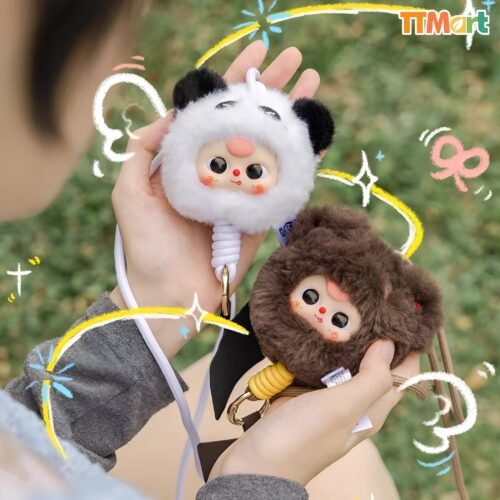 Baby Three Animal Plush Lanyard Series Blind Box